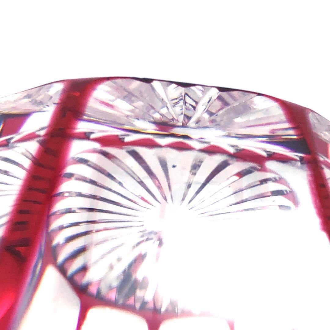 【アンティーク・美品】Old Saint Louis オールド サンルイ/色被せ デキャンタ 水差し/クリスタルグラス/クリア・レッド