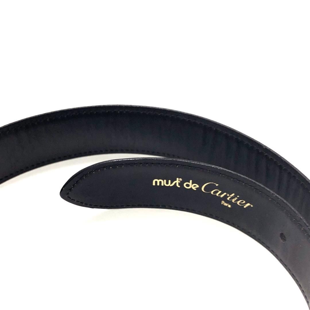 Cartier カルティエ/サントス マストライン ベルト ドゥーブルC/レザー・ステンレス・GP/ゴールド・シルバー・ブラック