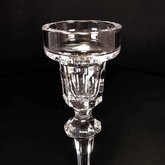 【美品】Rogaska ロガスカ/キャンドル スタンド/グラス/クリア