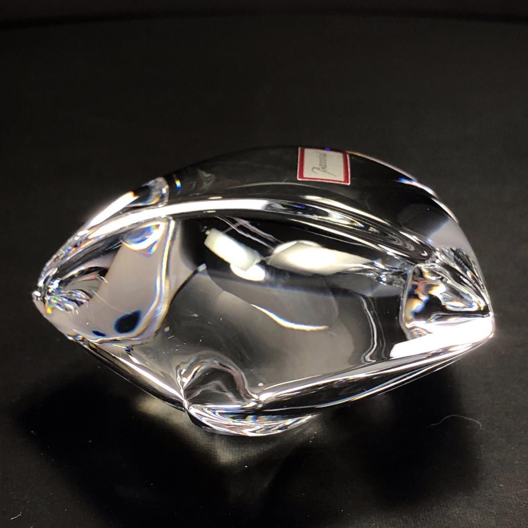 【美品】Baccarat バカラ/スターモチーフ ペーパーウェイト/クリスタルグラス/クリア/BC397