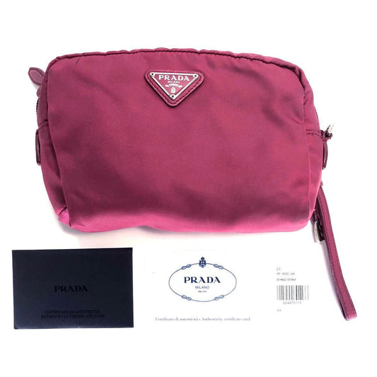 【売り切り・ギャランティーカード付き】PRADA プラダ/ストラップ ポーチ 1NE021/ナイロン/ピンク