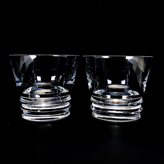 【美品】Baccarat バカラ/ベガ ペア タンブラー Lサイズ/クリスタルグラス/クリア/BC445