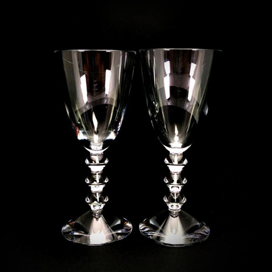 Baccarat バカラ/ベガ ペア ワイングラス/クリスタルグラス/クリア/BC497