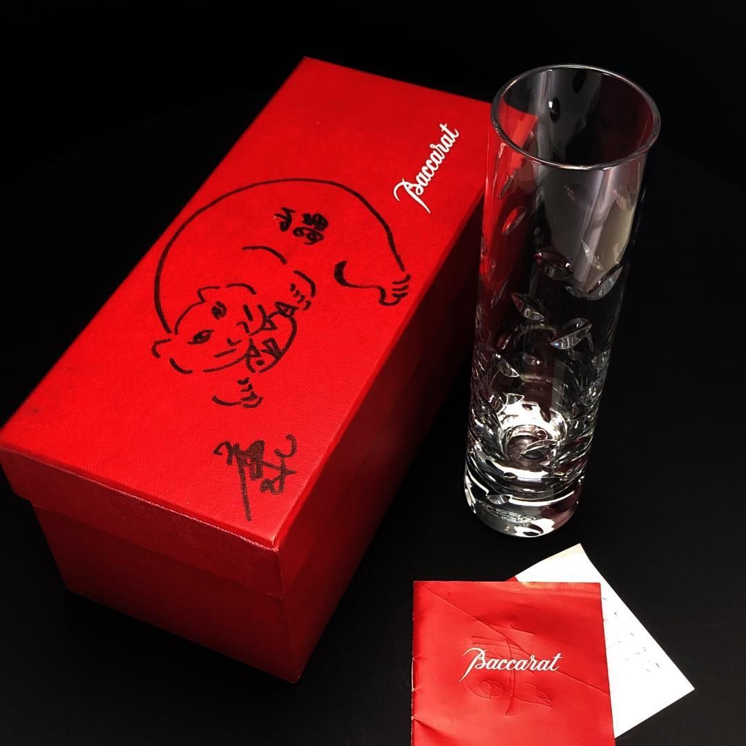 Baccarat バカラ/オルグ グレイン フラワーベース/クリスタルグラス/クリア/BC506