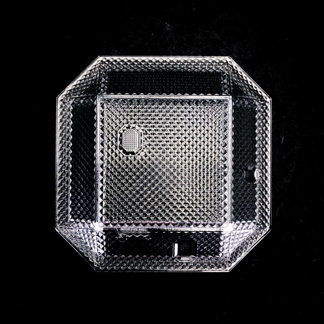 【美品・箱付き】Baccarat バカラ/プレート トレー パンピーユスクエア/クリスタルグラス/クリア/BC517