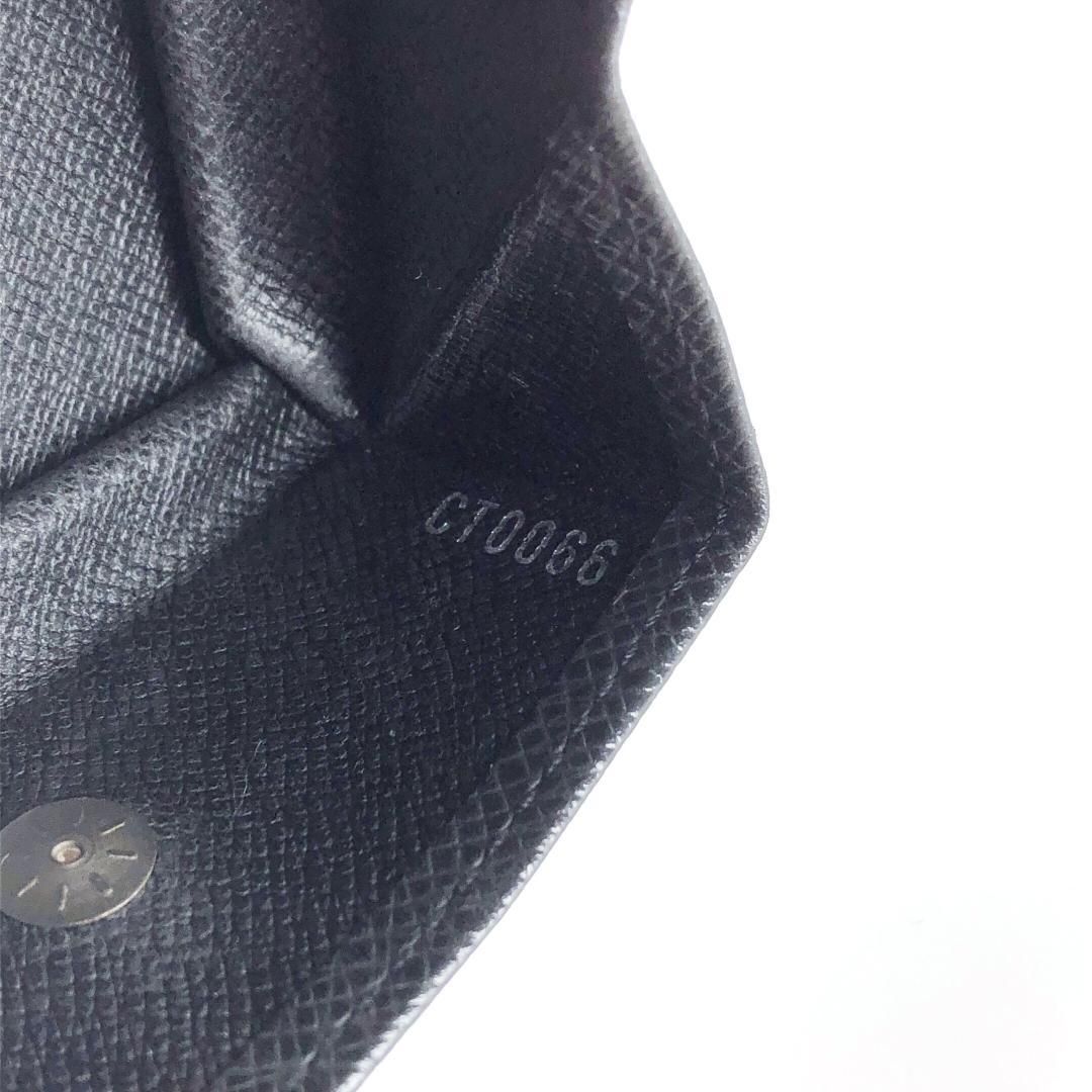 【美品】LOUIS VUITTON ルイヴィトン/コインケース ポルトモネ ボワット タイガ M30382/レザー/ブラック