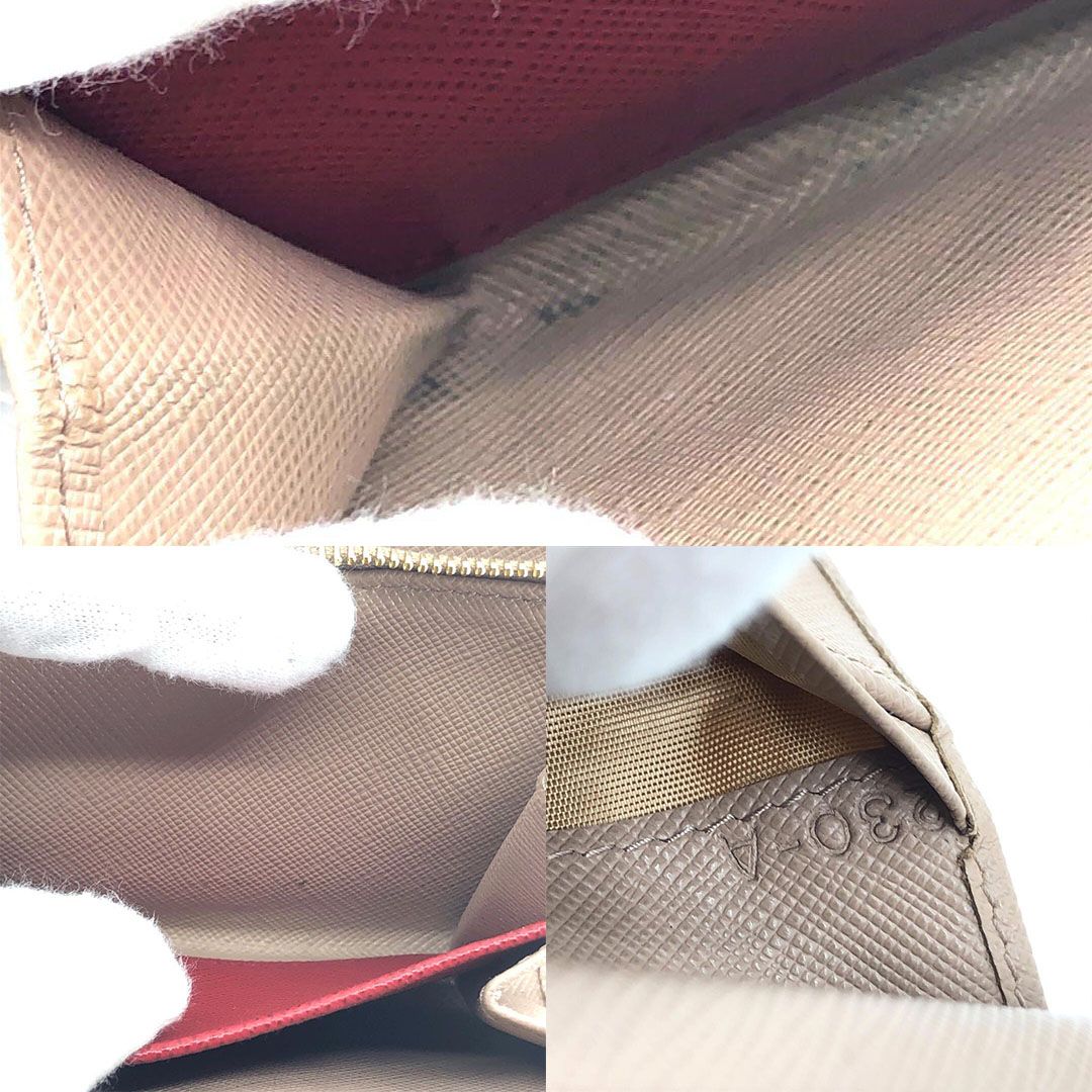 【美品】PRADA プラダ/二つ折り財布 ML018/230-A/商品名/サフィアーノレザー/ピンクベージュ