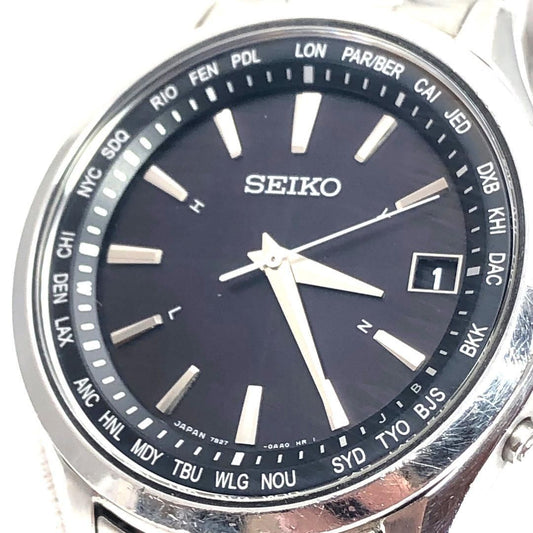 セイコー/セレクション 7B27-0AA0/ソーラークォーツ/ステンレス/シルバー・ブラック