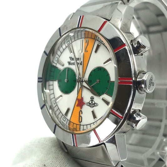 【希少】Vivienne Westwood ヴィヴィアンウエストウッド/VW-2051/クォーツ/ステンレス/シルバー・ホワイト