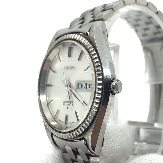 SEIKO セイコー/ロードマチック LM フルーテッドベゼル 5606-7080/自動巻き/ステンレス/シルバー・ホワイト