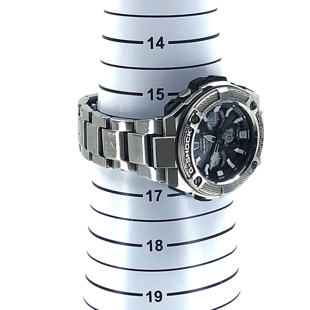CASIO カシオ/G-SHOCK G-STEEL GST-W330D/ソーラークォーツ/アナデジ/ステンレス/シルバー・ブラック