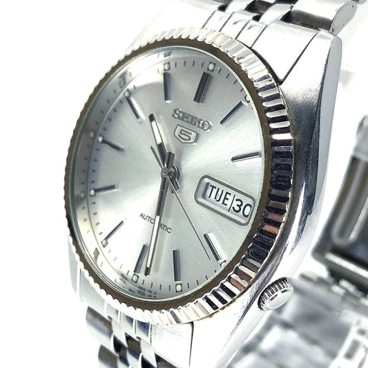 SEIKO セイコー/セイコー5 7S26-0500/自動巻き/裏スケルトン/ステンレス/シルバー