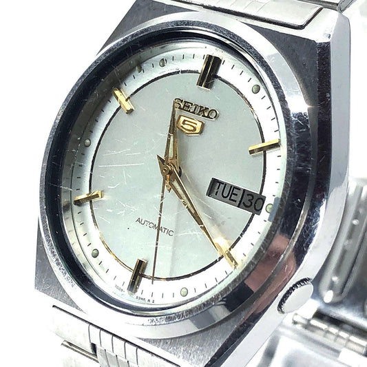 SEIKO セイコー/セイコー 5 7009-876A/自動巻き/ゴールドインデックス/ステンレス/シルバー・ゴールド