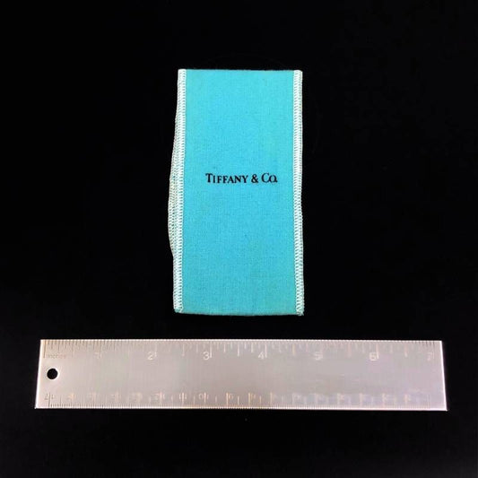 【美品・保管袋付き】Tiffany ティファニー/シルバープレート 定規 物差し スケール/銀メッキ/シルバー