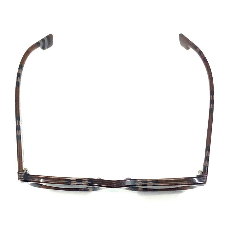 【美品・ケース付き】BURBERRY バーバリー/ノバチェック サングラス B 4348/アセテート/52□21 145/ブラウン