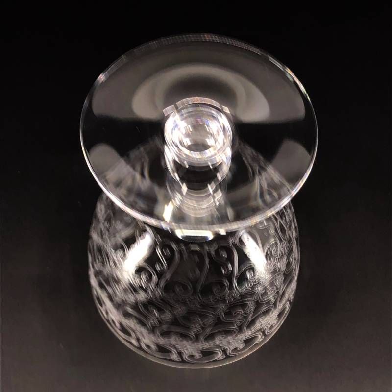 【美品】Baccarat バカラ/ローハン ワイングラス/クリスタルグラス/クリア/BC562