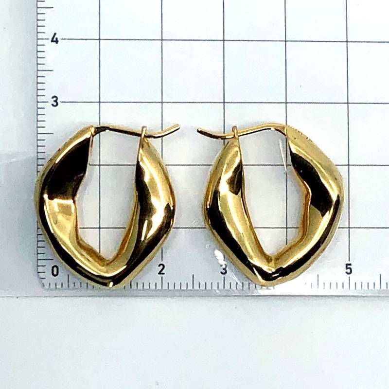 CELINE セリーヌ/フープピアス/GP/ゴールド