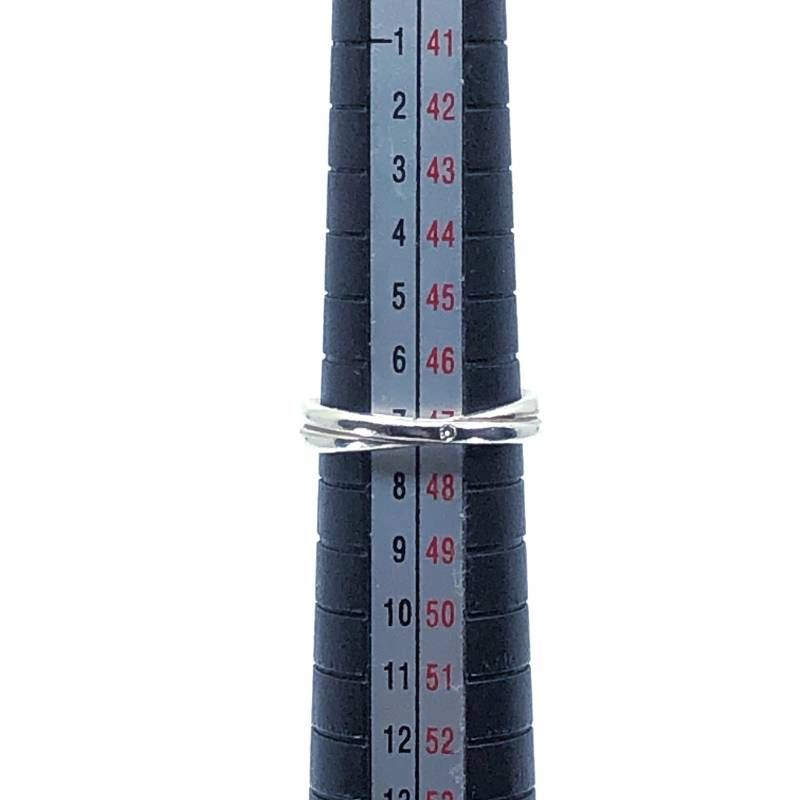 【美品】ete エテ/レディース リング 指輪/ダイヤ・SV925/7号/シルバー