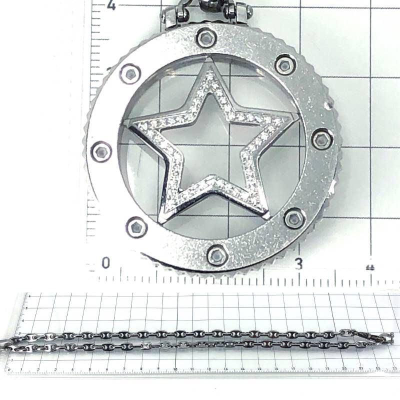 【希少・美品】AQUANAUTIC アクアノウティック/バラ クーダ ネックレス/SS・ダイヤモンド/シルバー