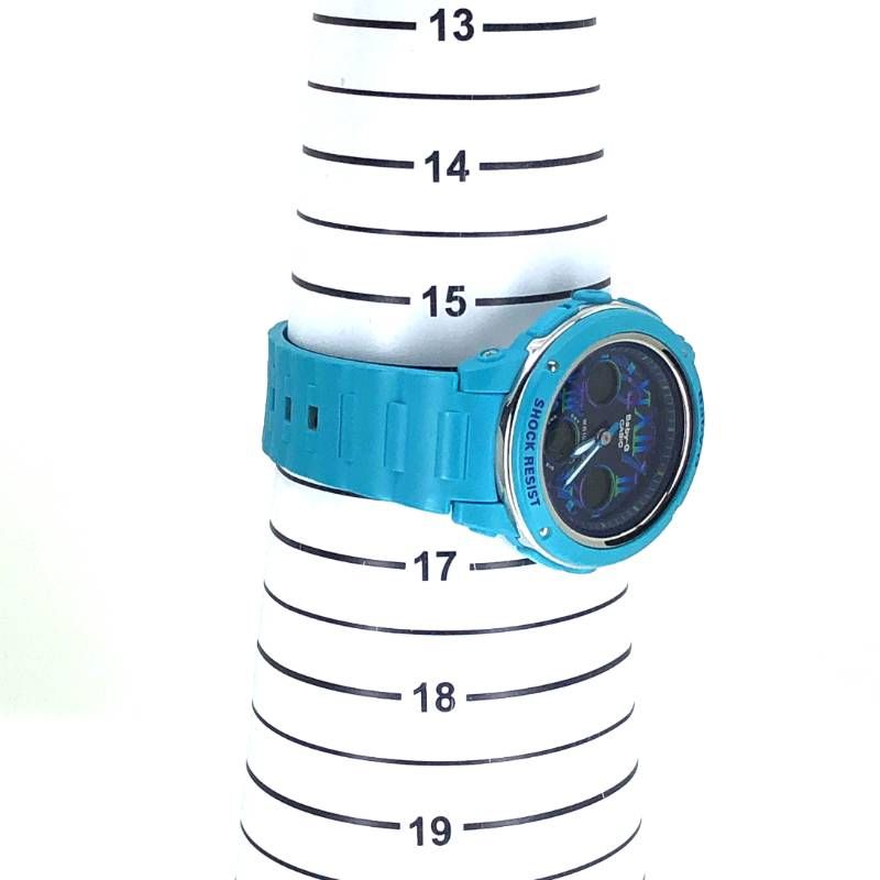 【美品】CASIO カシオ/Baby-G BGA-150GR/クォーツ/樹脂/ブルー