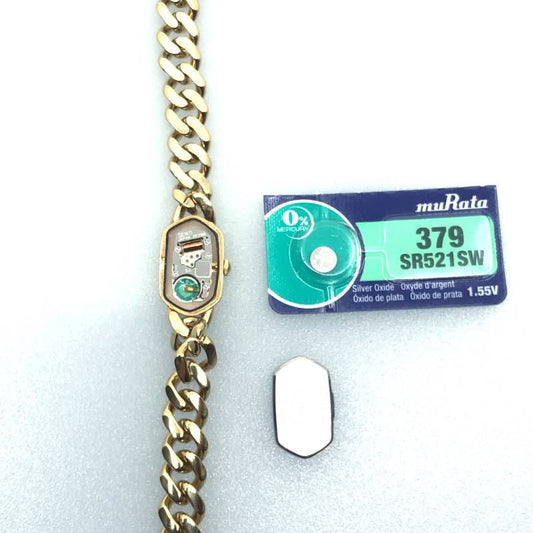 【美品・電池交換済み・ケース付き】SEIKO セイコー/レディース ブレスレットウォッチ 2E20-5360/クォーツ/ステンレス/ゴールド