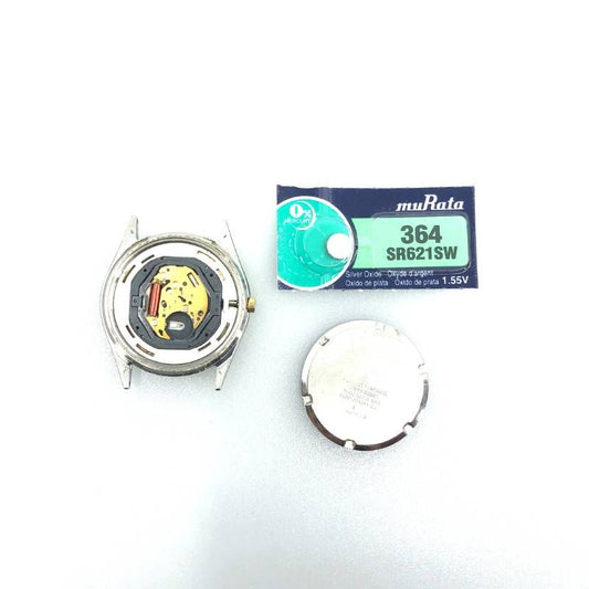 【電池交換済み】CITIZEN シチズン/フルーテッドベゼル 6100-K09311/クォーツ/ステンレス/シルバー・ゴールド