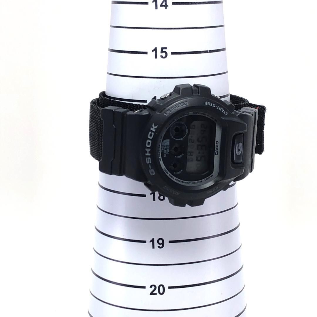【美品・箱付】CASIO カシオ/G-SHOCK THE NORTH FACE Supreme コラボ DW-6900NS/クォーツ/樹脂/ブラック