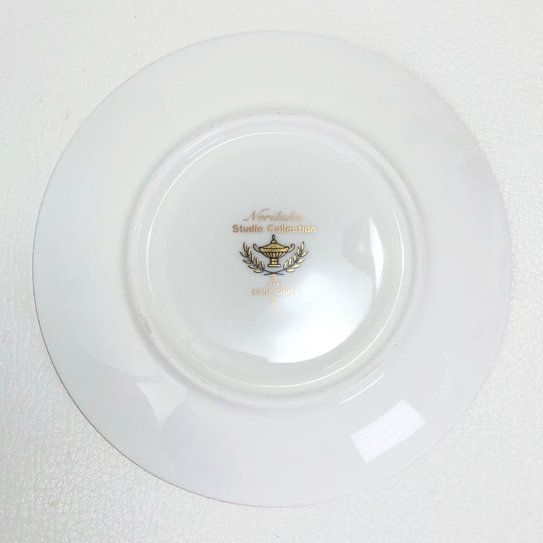 【希少・美品】Noritake ノリタケ/スタジオコレクション 金彩 カップ&ソーサー/陶器/レッド ゴールド