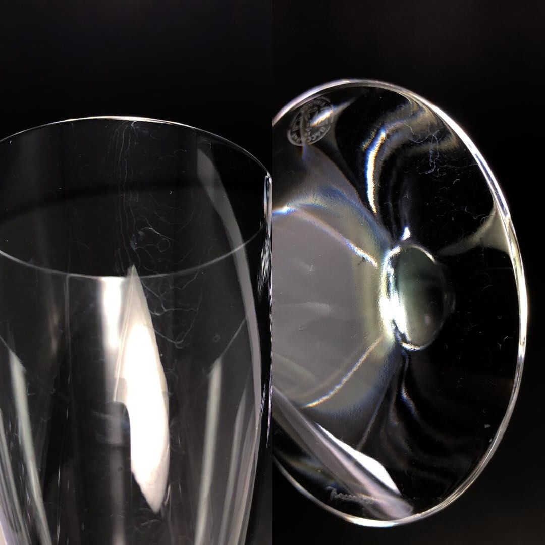 【美品・箱付き】Baccarat バカラ/ベガ ペアワイングラス/クリスタルグラス/クリア/BC343