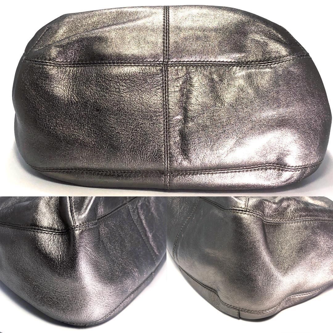 【美品・保管袋付き】Cartier カルティエ/マルチェロ ホーボー ショルダーバッグ/パイソン/メタリック ブロンズ