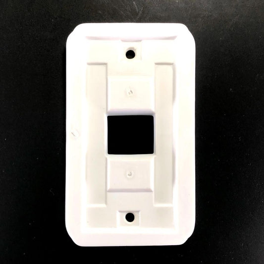 【美品】色鍋島/ソケットカバー アザミ図 和風 絵柄/1口/陶器/ホワイト・マルチカラー/IN01