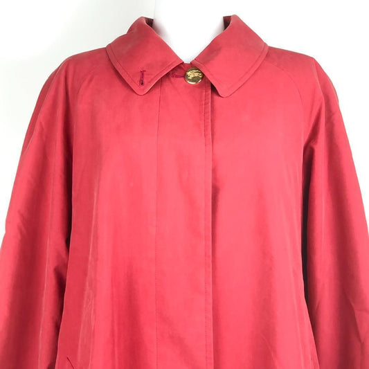 BURBERRYS バーバリーズ/レディース/ステンカラーコート 裏地ノバチェック/S/レッド