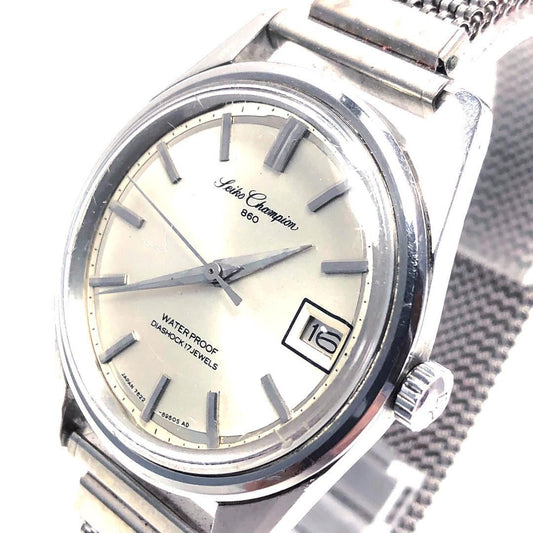 SEIKO セイコー/チャンピオン 860 カレンダー 7622-8981/手巻き/ステンレス/シルバー