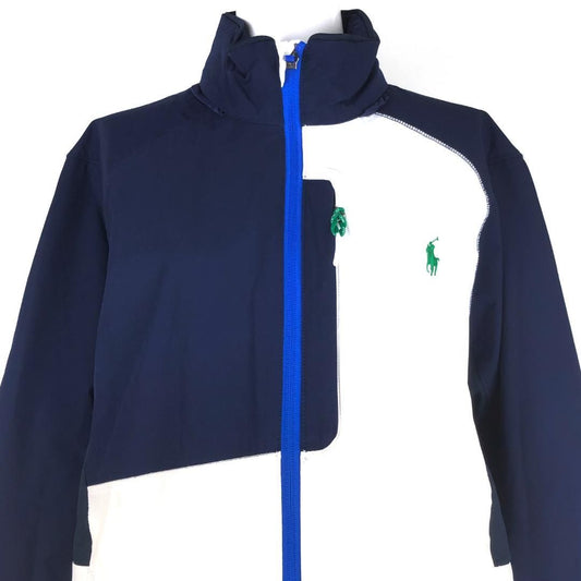 【未使用タグ付】POLO RALPH LAUREN ポロラルフローレン/パッカブル ウォーターリペラントジャケット/Sサイズ/ネイビー ホワイト