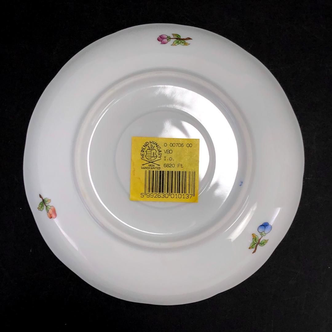 【訳あり・売り切り】HEREND ヘレンド/ヴィクトリア・ブーケ コーヒー カップ&ソーサー/HV2/花 蝶/金彩/陶器/ホワイト