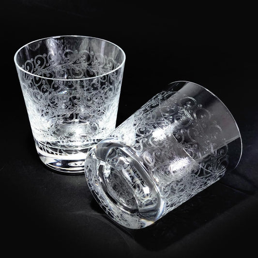 【希少・箱付き】Baccarat バカラ/ローハン ペア タンブラー/クリスタルグラス/クリア/BC224