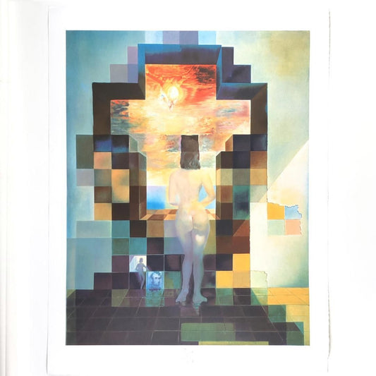 【真作】サルバドール・ダリ/大型 リトグラフ/「地中海をみつめるガラの肖像」/エディション有り/額無し