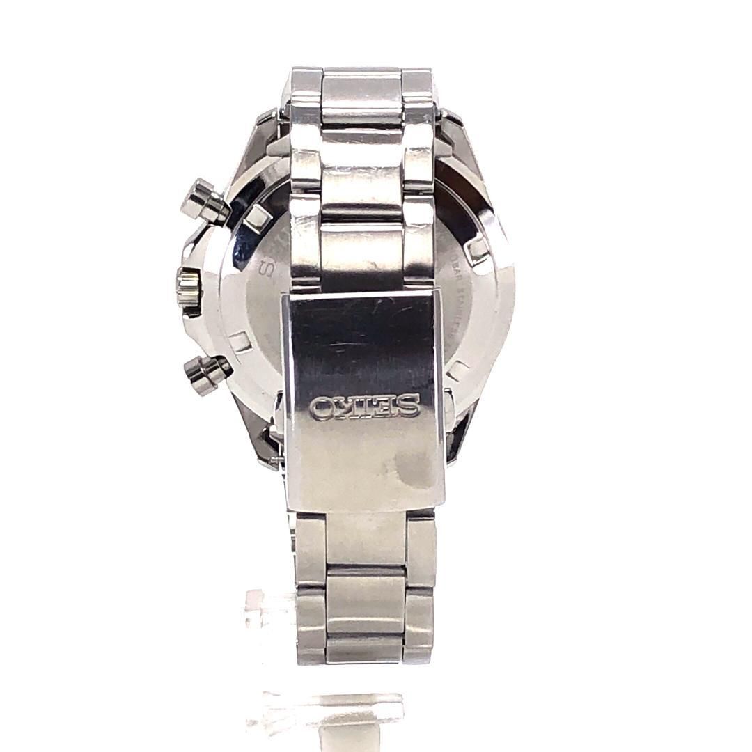 【限定・電池交換済み】SEIKO セイコー／ドクターイエロー 25周年 8T63-01E0／クォーツ／新幹線／ステンレス／シルバー・イエロー