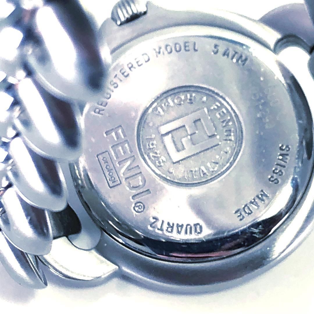 【美品】FENDI フェンディ／1600／クォーツ／ステンレス／シルバー・ホワイト