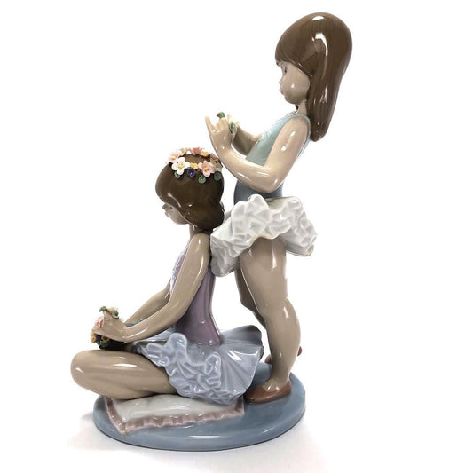 【訳あり・売り切り】LLADRO リヤドロ／初めてのバレエ／5714／陶器／マルチカラー