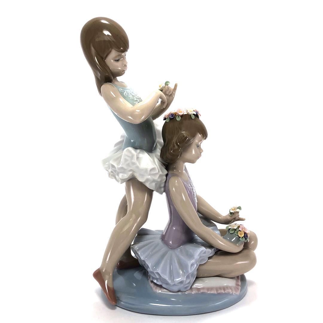 【訳あり・売り切り】LLADRO リヤドロ／初めてのバレエ／5714／陶器／マルチカラー