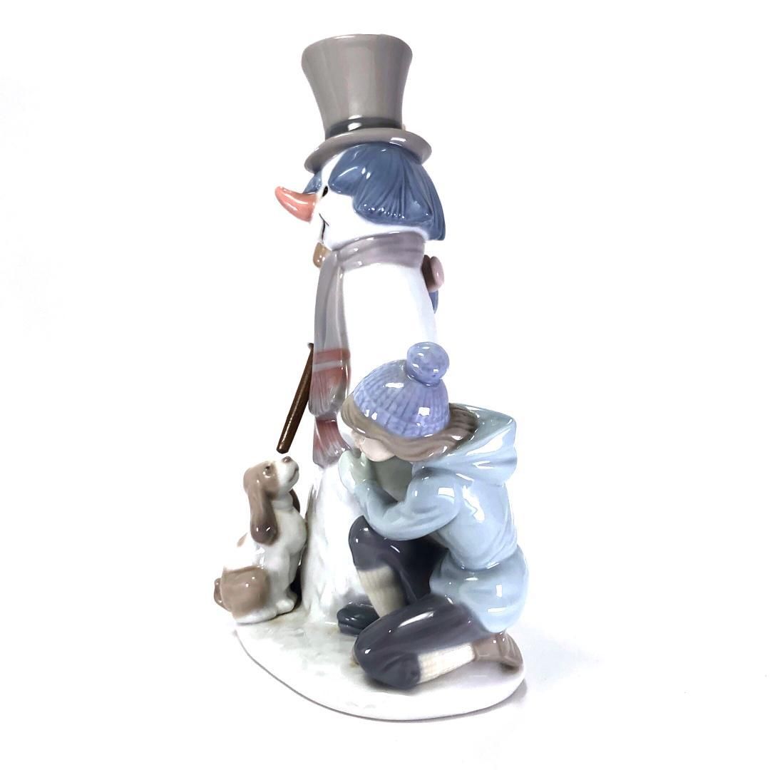 【美品】LLADRO リヤドロ／スノーマン 雪だるま／5713／陶器／マルチカラー