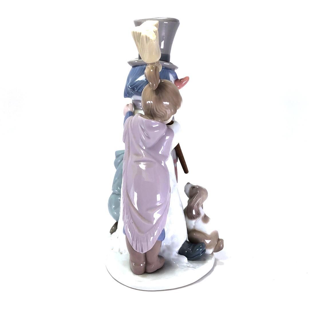 【美品】LLADRO リヤドロ／スノーマン 雪だるま／5713／陶器／マルチカラー