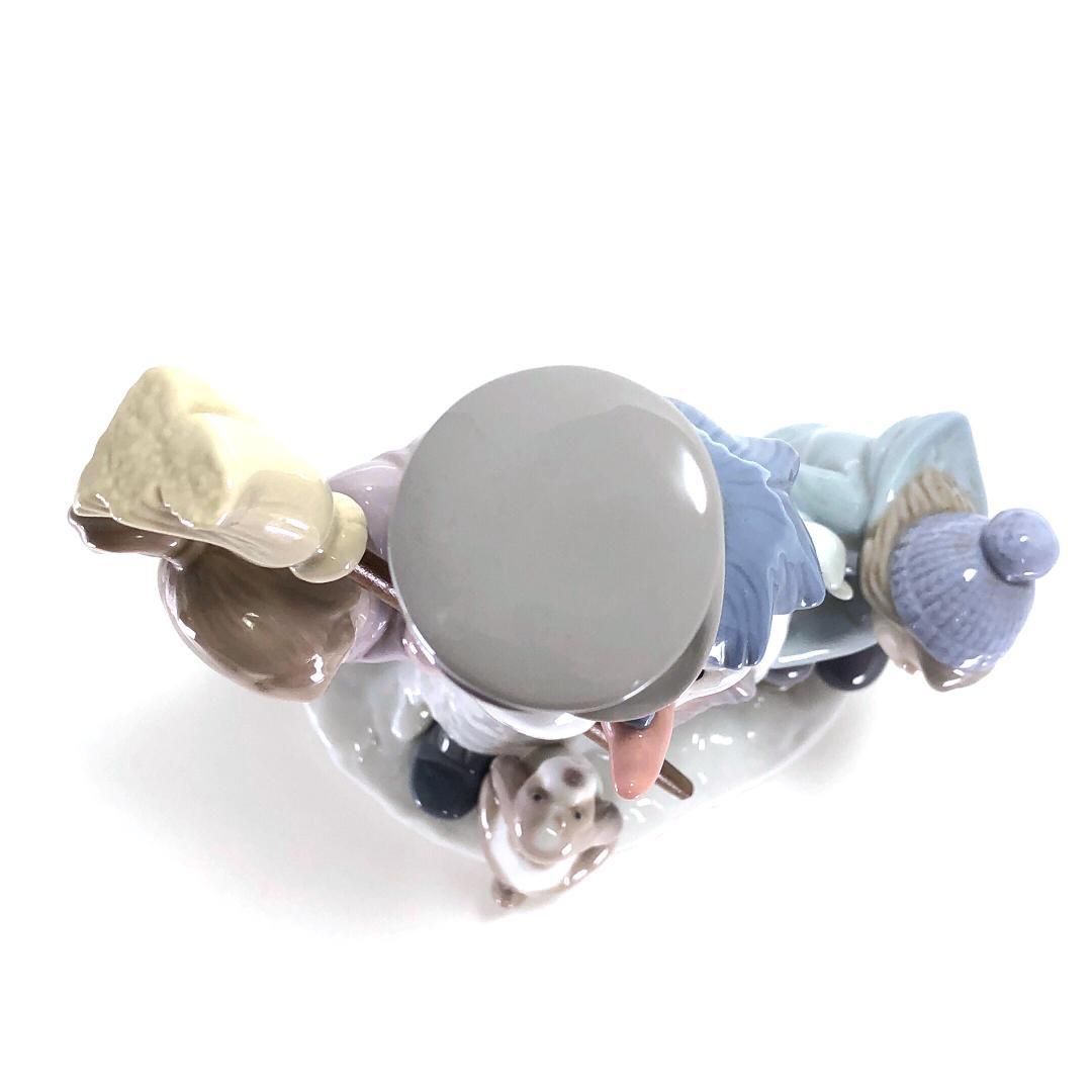 【美品】LLADRO リヤドロ／スノーマン 雪だるま／5713／陶器／マルチカラー