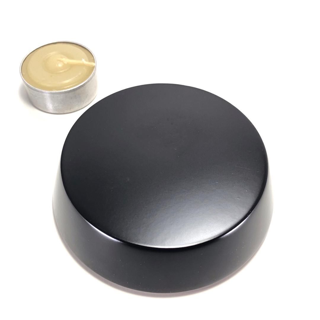 【美品】CHRISTOFLE クリストフル／キャンドルホルダー／シルバー・ブラック