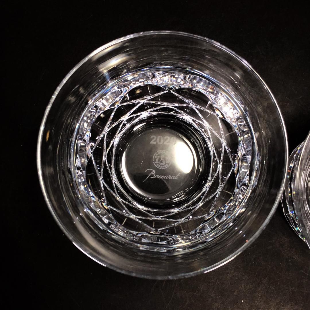 【美品】Baccarat バカラ／ブラーヴァ ペア タンブラー／クリスタルグラス／クリア／BC388
