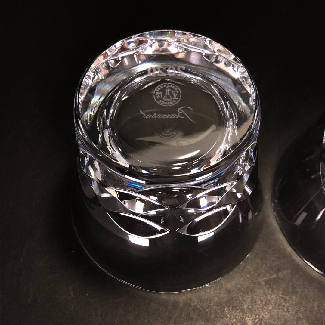 【美品】Baccarat バカラ／ブラーヴァ ペア タンブラー／クリスタルグラス／クリア／BC388