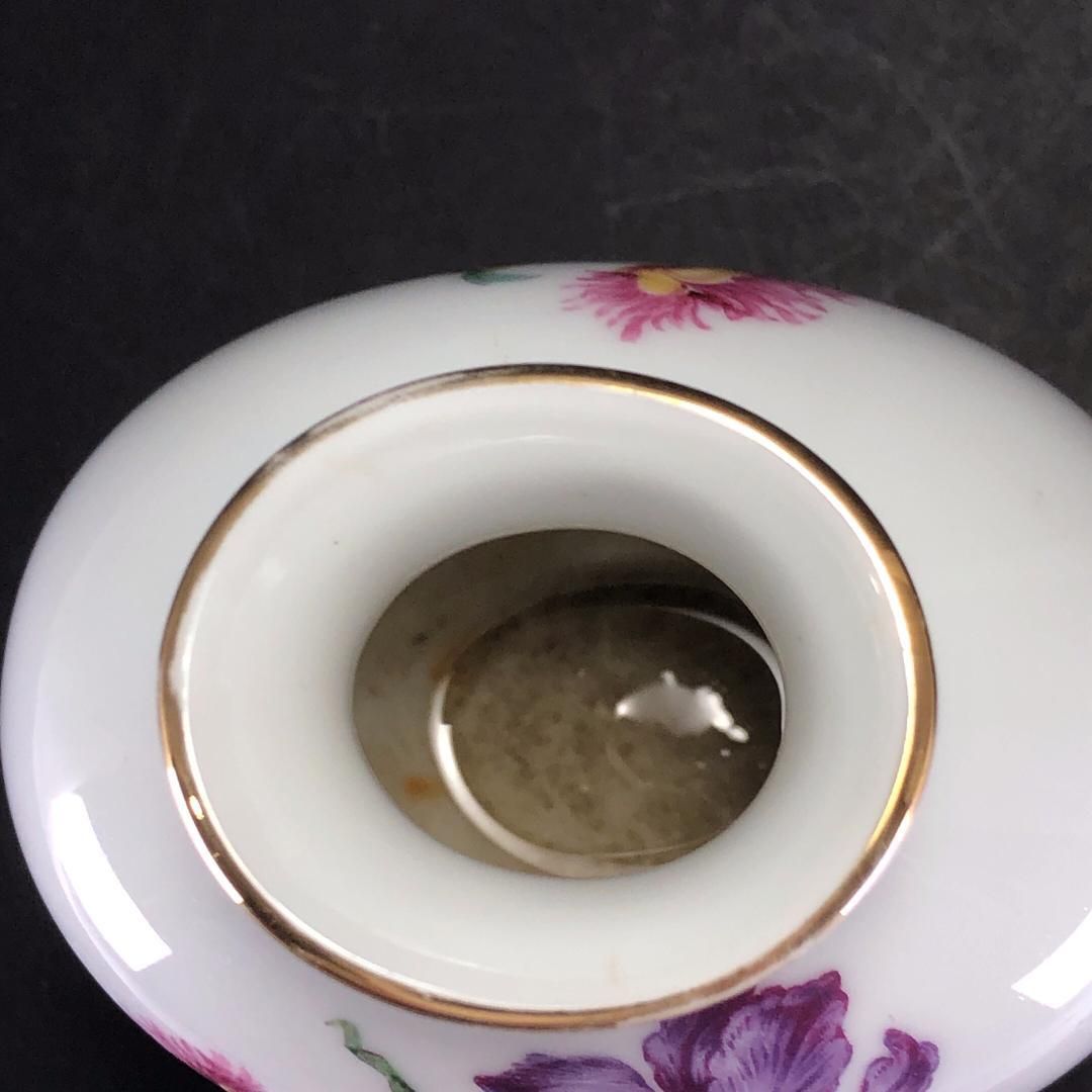 【美品】Hackefors ハッケフォーシュ／商フラワーベース 花瓶／陶器／花・フローラル／ホワイト