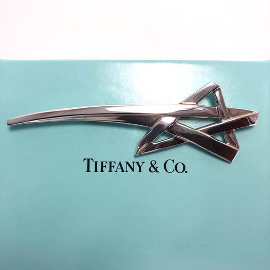【美品・箱付き】Tiffany ティファニー／パロマ・ピカソ シューティングスター ブローチ／SV925／シルバー