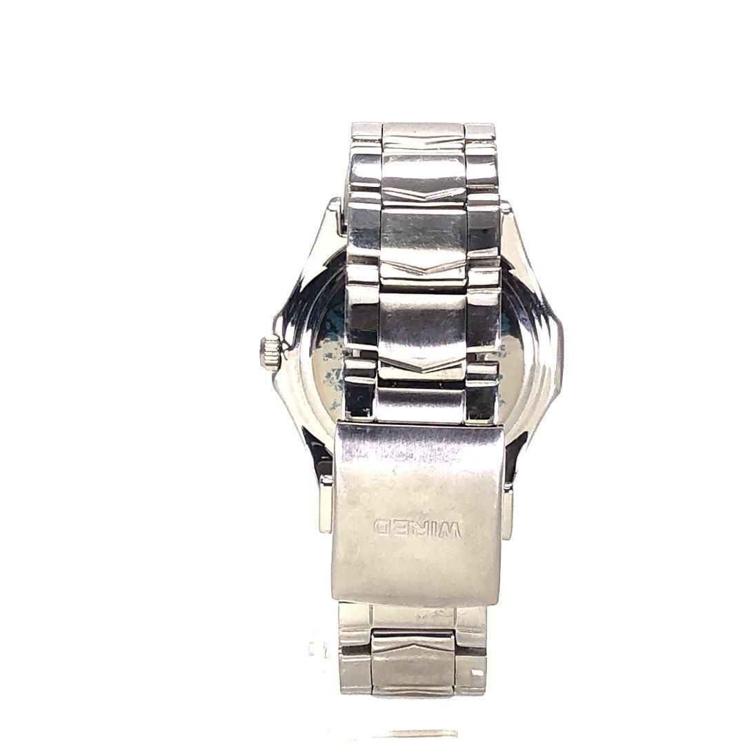 【美品・取説・箱付】SEIKO セイコー／ワイアード  ビームス コラボ  V14J-0AZ0／ソーラークォーツ／ステンレス／シルバー